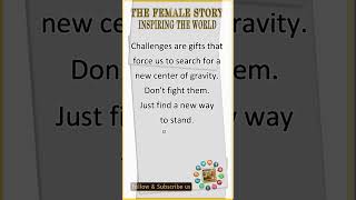 Motivational Quote  The Female Story  Inspiring The World [upl. by Gorlin]