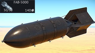 The BIGGEST BOMB💣5000KG💥 in War Thunder [upl. by Eidson]