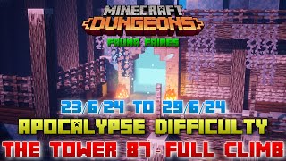 The Tower 87 Apocalypse Full Climb Guide amp Strategy Minecraft Dungeons Fauna Faire [upl. by Dani]