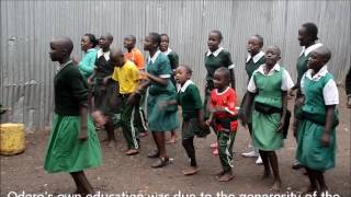 Dancing schoolchildren in Kenya [upl. by Akila]