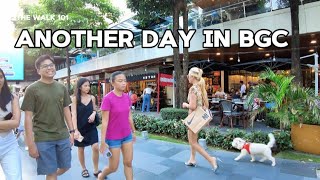 Another day in BGC Taguig Metro Manila Philippines Walking Tour 4K [upl. by Aymer]