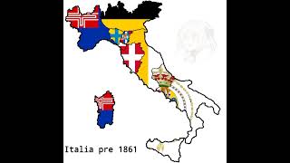 Mapa de Italia pre 1861 history historia [upl. by Llertnor]