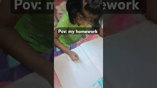 How lincy does homework 😀babyshanvivlogs funny ytshorts cutebaby [upl. by Anair]