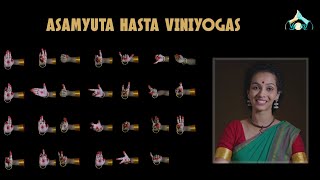 Asamyuta Hastas  Viniyogas  Bharatanatyam [upl. by Patterman]