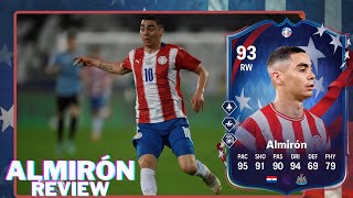 ¡DEBES PROBARLO TIENE MAGIA EN LOS PIES Miguel Almirón 93 PATH TO GLORY Review EA FC 24 [upl. by Kikelia260]