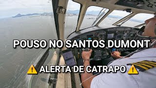 Pouso no Santos Dumont Embraer Bandeirante [upl. by Heidie]