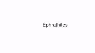 How to pronounce Ephrathites [upl. by Neyut]