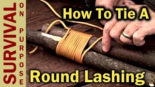 How To Tie a Clove Hitch  Boy Scout Knots Series [upl. by Nehttam]