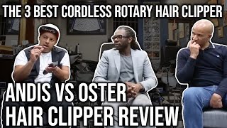 The 3 Best Cordless Rotary Hair Clipper Andis Vs Oster Hair Clipper Review [upl. by Atilamrac793]