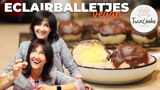 Eclairballetjes  vegan soesjes  no bake [upl. by Oicnedurp]