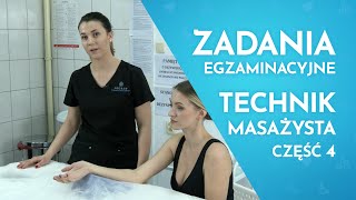 Egzamin Technik Masażysta  Masaż strony dłoniowej staw nadgarstkowy i strona przednia przedramię [upl. by Ataeb102]