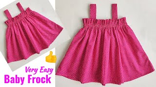 Very Easy Baby Frock cutting and stitching For 6 Month Baby  Baby Frock design [upl. by Nafis518]