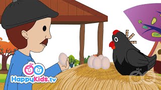 Higgledy Piggledy My Black Hen  Nursery Rhymes  Happy Kids  MollyShow [upl. by Aunson]