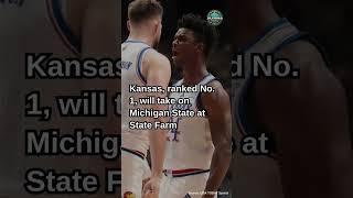 Kansas vs Michigan State Basketball Live Score Highlights amp Full Game Analysis fotball newsong [upl. by Edlyn]