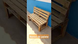 Banco de palete [upl. by Carolus]