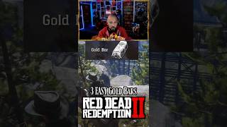 3000 in 30 seconds 6 Gold Bars Location rdr2 gaming funny shorts [upl. by Etteyniv]