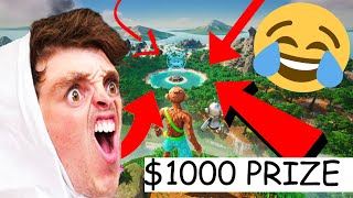 Fortnite Hunger Games 1000 Tourny with Content Creators [upl. by Yc]