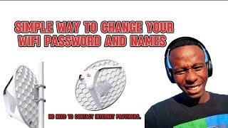 How to change WiFi password  Video number 15 [upl. by Ezana]