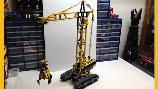 LEGO Technic 42042 Mobile Tower Crane Review Bmodel [upl. by Valdemar]