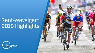 GentWevelgem 2018  Full Race Highlights  inCycle [upl. by Ruiz]