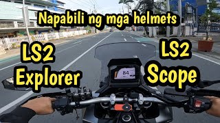 Bumili ng LS2 Explorer at Scope helmets pasa sa upcoming long ride  Honda X ADV 750 [upl. by Suollecram]