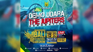 DEMO UDARA THE JUPITERS AEROBATICS BALI INTERNATIONAL AIRSHOW 2024 [upl. by Dogs]