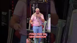 TYSON FURY ON USYK REMATCH [upl. by Acinyt]