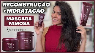 TESTEI A MÁSCARA INNER RESTORE INTENSIF SENSCIENCE  A mais famosa SURPREENDEU   Larisse Gama [upl. by Noreen]