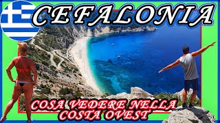 CEFALONIA cosa vedere nella costa OVEST fra SPIAGGE e PAESINI Vlog Ita Drone Grecia Ep 13 [upl. by Nirda]