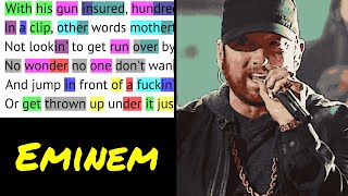 Eminem on quotSpeedom Worldwide Choppers 2quot Verse 3  Rhymes Highlighted [upl. by Phip434]