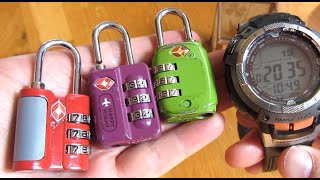 How to Find Lost Combination in 10 Minutes  Unlock Lost Luggage Lock PadLock Combo [upl. by Luanni]