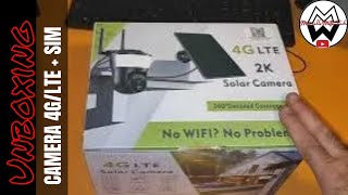 Unboxing Videocamera Sorveglianza 3G4G LTE per Esterno con SIM ads [upl. by Fenton]