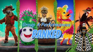 All Group A Performances Ranked  The Masked Singer Season 12 [upl. by Einna676]