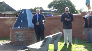 RAF West Raynham Ceremony of the New Memorial Wall September 2024 [upl. by Bobbee]