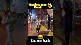 Headless man Prank costume prank bushman scarepranks Most Funny most Hilarious Very Funny [upl. by Eirot949]