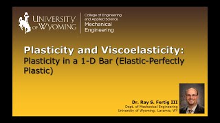 22c Plasticity in a 1D Bar ElasticPerfectly Plastic [upl. by Erdnaek995]