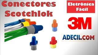 Emenda de Cabos Eletricos  Conector de Torção  Scotchlok 3M [upl. by Ladnyc836]