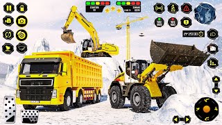 Highway Road Construction  Excavator Loading Simulator  Construction Simulator Lite [upl. by Akinet796]