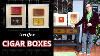 Framing Cigar Boxes Turn Ordinary Items Into Stunning Wall Art [upl. by Ehudd440]