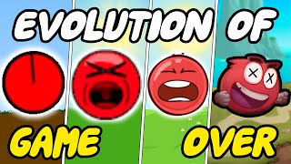 Evolution of Red Ball Deaths amp Game Over Screens 20082024 [upl. by Urana692]