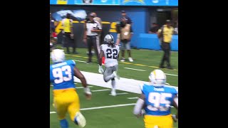 Alexander Mattison with a 31yard touchdown catch from Gardner Minshew vs Los Angeles Chargers [upl. by Andrew]