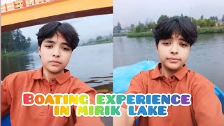 boating at mirik lake top tourist destination darjeeling part 1 vlog vlogs [upl. by Chastity]