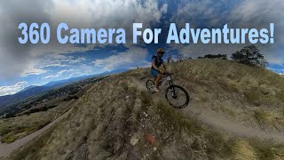 How I get my action sport running and cycling shots The TOZO Anyvue 360 Camera [upl. by Nnybor]