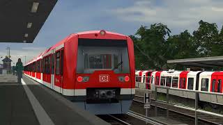 UBahn Hamburg U1 Train Sim route for Train Simulator Classic  Just Trains [upl. by Combes670]