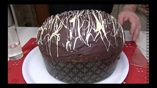 Panettone Barbato 2018 al Cioccolato Farcito con Nutella e Classico [upl. by Anerres]