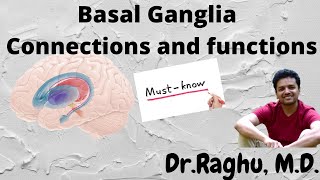 Basal Ganglia  Connections and Functions  Neurophysiology [upl. by Kimball]