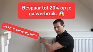 Hoe kan je een gewone radiatorknop waterzijdig inregelen👍🏻 [upl. by Nanis]