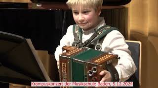 Krampuskonzert der Musikschule Baden am 5122024 [upl. by Einna]