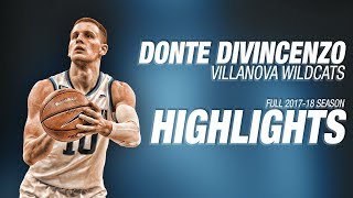 Donte DiVincenzo  Villanova  Ultimate Highlight Mix 201718 Season [upl. by Nhguahs]