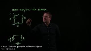 22  Circuits  Behavior of a capacitor [upl. by Asertal]